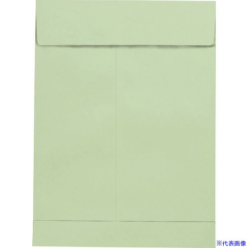 ■キングコーポ 角形2号 箱貼封筒 120gウグイス100枚X1箱 100310(2163996)[法人限定][外直送元]