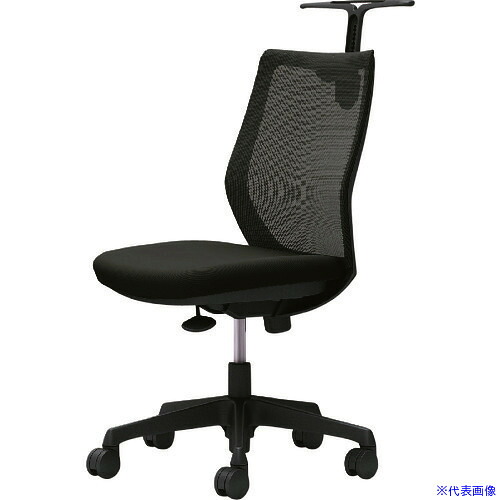 ■OKAMURA CG-M 肘無 背メッシュ ハンガー有 ブラックボディ ナイロンキャスター ブラック CG12ZRFZK1(2165353)[送料別途お見積り][法人限定][外直送]