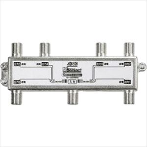 ■Abaniact テレビ分配器 全端子通電仕様 6分配器 AVD6MLS00(2169884)[送料別途お見積り][法人限定][掲外取寄]｜セミプロＤＩＹ店ファースト