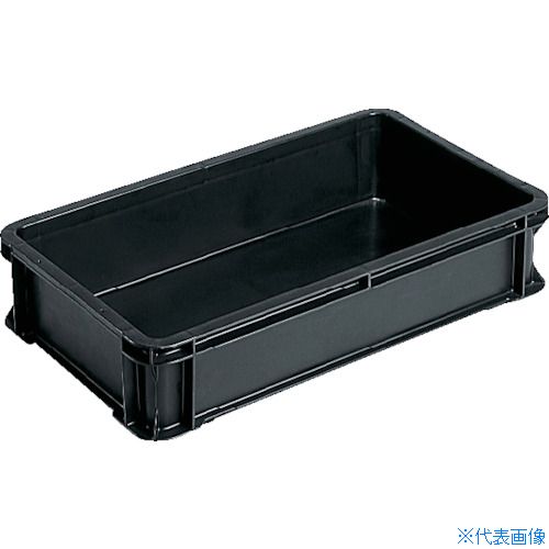 ■サンコー 導電性ボックス型コンテナー 202210 サンボックス#22B(導電) SK22BELBK(2177889)