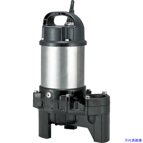 ■ツルミ 樹脂製汚物用水中ハイスピンポンプ 60HZ 口径40mm 単相100V 40PU2.25S60HZ(2232278)｜セミプロＤＩＹ店ファースト