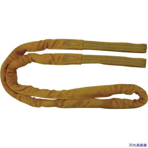 ■TESAC ブルースリングソフトE形(両端アイタイプ)荷重3.2t 全長8m(JIS規格品) TBSE3.2TX8M(2261815)[送料別途見積り][法人・事業所限定][掲外取寄]