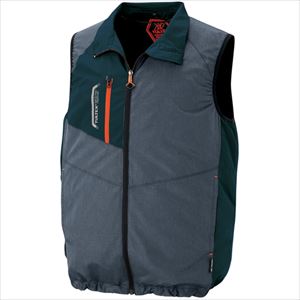 ■アイトス 空調服用ベスト(空調服TM) 杢チャコール 5L AZ501971145L(2268887)[送料別途見積り][法人・事業所限定][掲外取寄]