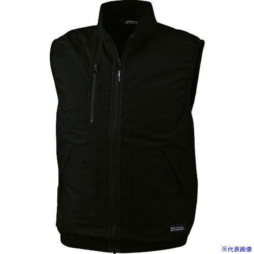 ■XEBEC 空調服ベストXE98019－91－4L ストーンブラック XE98019914L(2273994)[送料別途お見積り][法人限定][掲外取寄] 5,066円