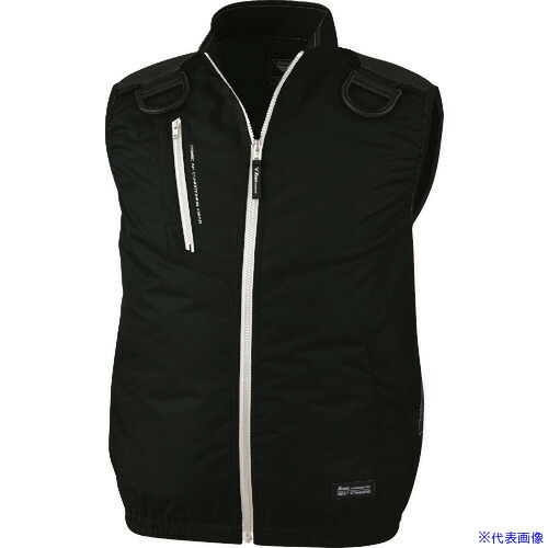 ■XEBEC 空調服遮熱ハーネスベストXE98104－90－L クロ XE9810490L(2278661)[送料別途お見積り][法人限定][掲外取寄]