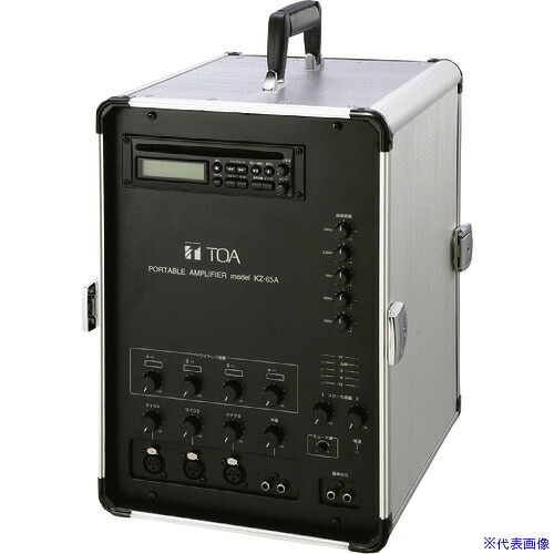 ■TOA ポータブルアンプ KZ65A(2279254)[送料別途お見積り][法人限定][掲外取寄]｜セミプロＤＩＹ店ファースト