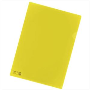 ■LIHIT カラークリヤーホルダー 黄 A4 F78EC5(2283742)×50[送料別途お見積り][法人限定][掲外取寄]