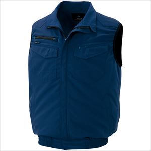 ■アイトス 空調服用ベスト(空調服TM) ネイビー 5L AZ29970085L(2286078)[送料別途見積り][法人・事業所限定][掲外取寄]