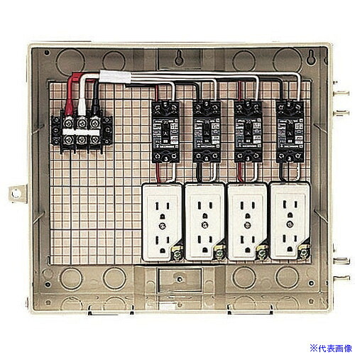 ■未来 屋外電力用仮設ボックス 13-4CTB 134CTB(2292735)[送料別途お見積り][法人限定][掲外取寄]｜セミプロＤＩＹ店ファースト
