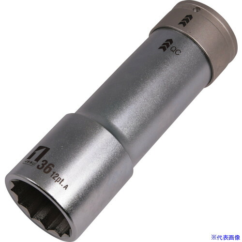 ■MUSTTOOL QCソケット シングル 36mm 12角 IM－6W36SL－12K 19870(2309306)