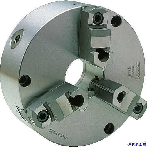 ■Victor スクロールチャック TC110F 4インチ 3ツ爪 分割爪 TC110F(2391228)