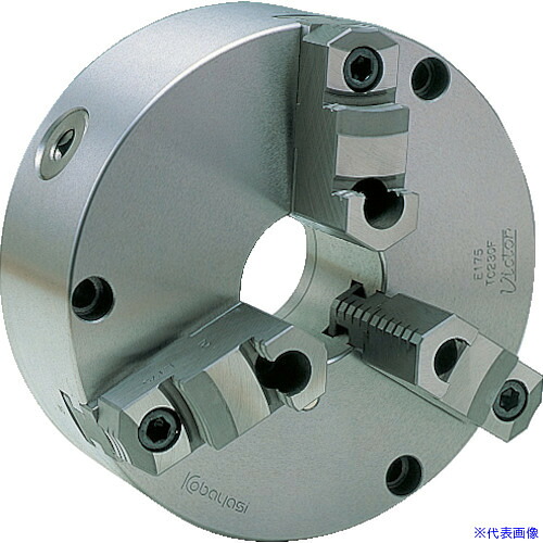 ■Victor スクロールチャック TC130F 5インチ 3ツ爪 分割爪 TC130F(2391236)｜セミプロＤＩＹ店ファースト