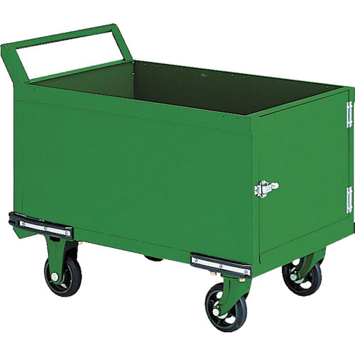 ■TRUSCO 鋼鉄製運搬車 900X600 前方トビラ付 OH24P(2391597)[法人限定][直送元]