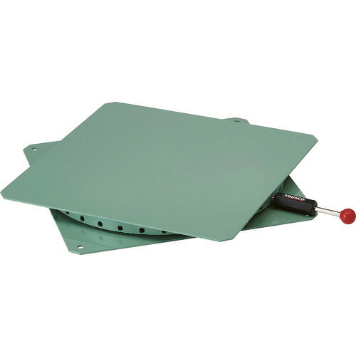 ■TRUSCO 回転台 角型 400X400 耐荷重300kg TT400(2416051)[法人限定][直送元]