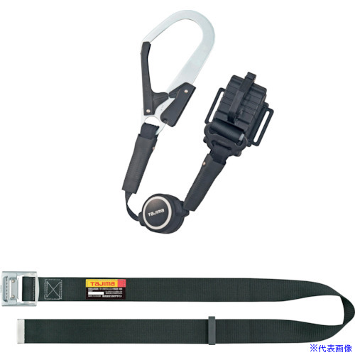 ■タジマ 胴ベルト用 ER150縦型L1 スチールベルトLセット B1SLERTL1BK(2443670)
