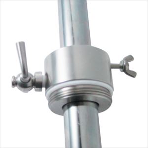 ■アクアシステム HRD アダプターセット(組立) SUS製 HRDD100400(2446224)[送料別途見積り][法人・事業所限定][外直送]