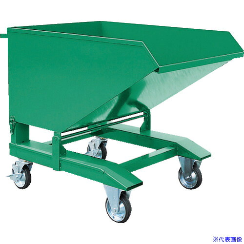 ■TRUSCO スクラップ台車 手動式 120L VSP120(2456184)[法人限定][直送元]
