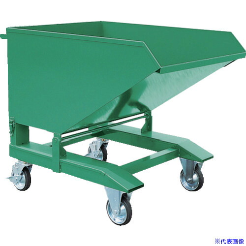 ■TRUSCO スクラップ台車 手動式 270L VSP270(2456192)[法人限定][直送元]｜セミプロＤＩＹ店ファースト