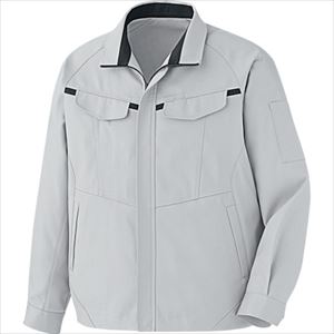 ■ミドリ安全 ベルデクセルフレックス 男女共用 ブルゾン VE661上 シルバーグレー&times;チャコール SS VE661UESS(2472778)[送料別途お見積り][法人限定][掲外取寄]｜セミプロＤＩＹ店ファースト