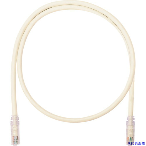 ■PANDUIT カテゴリ6A UTPパッチコード 24AWG単線 ケーブル径:Φ6.4mm 1.5m オフホワイト UTP6AX1.5M UTP6AX1.5M(2494089)×10[送料別途お見積り][法人限定][掲外取寄]