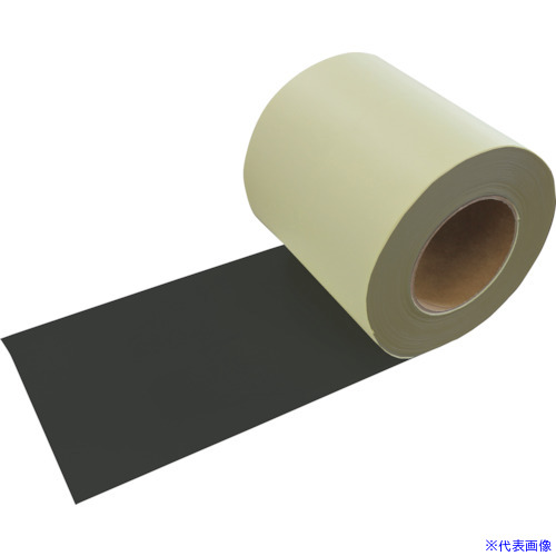 ■菊地 不燃認定両面塩ビコーティングテ-プ(遮光ブラック)140mm×18m TSTFRECT14018NBK(2498178)[送料別途お見積り][法人限定][外直送]