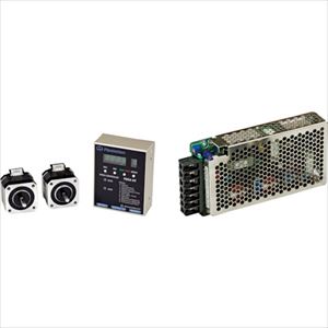 ■ASPINA 2軸同時駆動スピードコントローラ＆ステッピングモータ2台セット CSA-UTシリーズ CSAUT28DA3PS(2512026)[法人限定][外直送元]