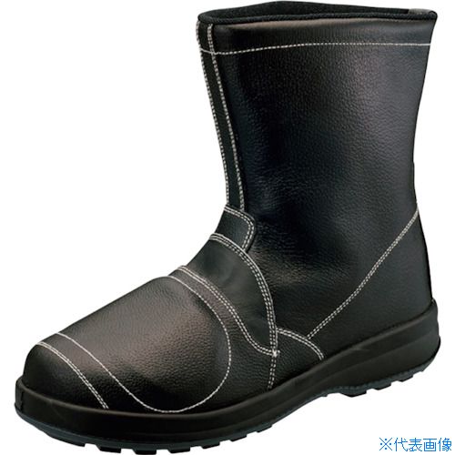 史上一番安い □シモン 安全靴甲プロ付 長編上靴 WS44半