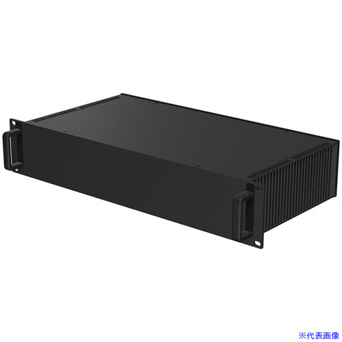■タカチ 取手付ヒートシンク式ラックケース HYRH884323BB(2524817)[法人限定][外直送元] 13,968円
