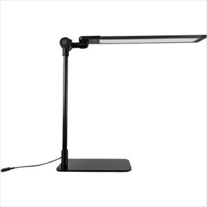 ■NIKKI 卓上式LED面発光型ライト 14W AC100V 本体色:黒 NLUD10BDACBLACK(2531596)[送料別途お見積り][法人限定][掲外取寄]