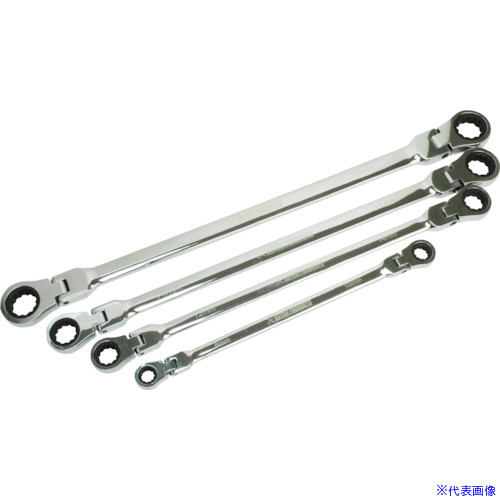 ■アストロプロダクツ 4PC ロングダブルフレックスギアレンチ 2002000022592(2537878)[送料別途お見積り][法人限定][掲外取寄]