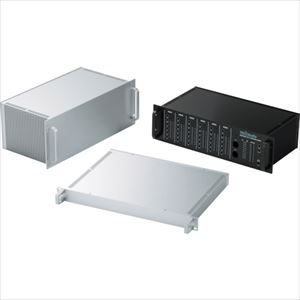 ■タカチ 取手付ヒートシンク式ラックケース HYRH884323SS(2546926)[法人限定][外直送元]