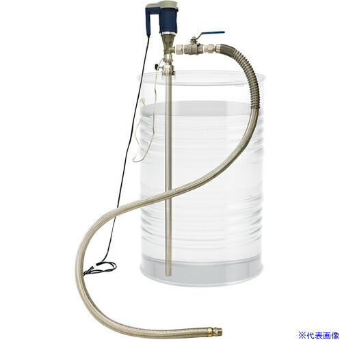 ■アクアシステム ケミカルドラムポンプSUS製(AC－100V)溶剤・薬品用 CHD120SUSV(2570233)[法人限定][直送元]