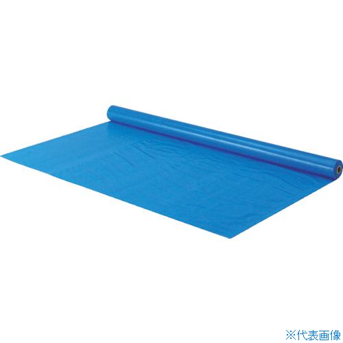 ■TRUSCO 軽量汎用養生シートロール(ブルー)#1000 1.8M×100M TSUL1810B(2570895)[送料別途お見積り][法人限定]