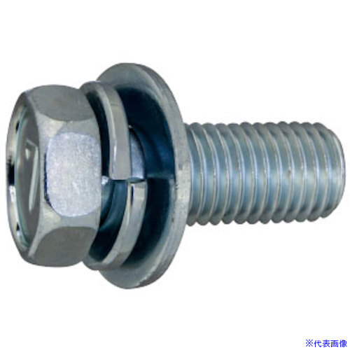 ■SUNCO 組込みねじ 7マーク小形アプセット I＝3(鉄(または標準)・ユニクロ) M8×20(200本入) 100075130080020001(2586373)[送料別途お見積り][法人限定][掲外取寄]