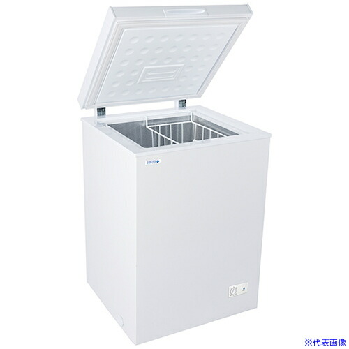 ■緑十字 チェストフリーザー JH95CR 90L 375727(2590647)[送料別途お見積り][法人限定][掲外取寄] 38,539円