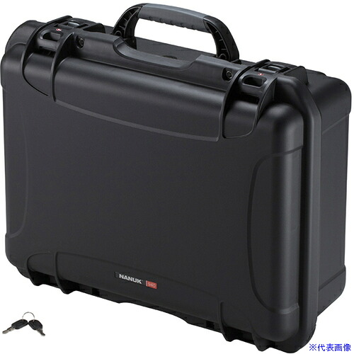 ■タカチ 防水鍵付キャリングケース 内装スポンジフォーム付タイプ NKK940BS(2601509)[法人限定][外直送元] 29,673円