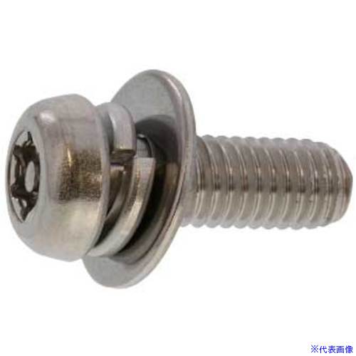 ■SUNCO 組込みねじ TRXタンパー ナベP＝3 SUS(ステンレス)・生地(または標準) M4×10(1000本入) 1002T1030040010000(2609386)[送料別途お見積り][法人限定][掲外取寄]
