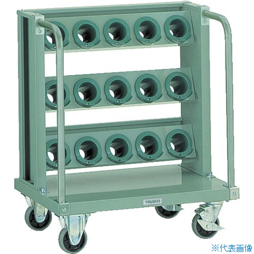 ■TRUSCO ツーリングワゴン BT・NT50兼用 3段 15個収納 ロック付 VTLW35(2660822)[法人限定][直送元]｜セミプロＤＩＹ店ファースト