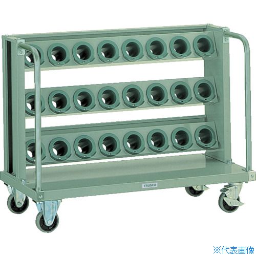 ■TRUSCO ツーリングワゴン BT・NT50兼用 3段 24個収納 ロック付 VTLW38(2660865)[法人限定][直送元]｜セミプロＤＩＹ店ファースト