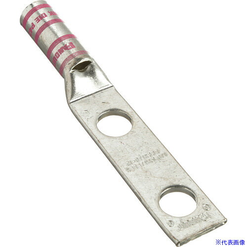 ■PANDUIT 銅製圧縮端子 2穴 電線サイズ AWG1/0 取付穴サイズ 104mm 取付穴間隔 254mm LCCX1/0&minus;38D&minus;X LCCX1038DX(2670161)&times;2[送料別途お見積り][法人限定][掲外取寄]｜セミプロＤＩＹ店ファースト