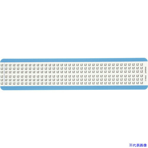 ■PANDUIT ワイヤーマーカー ビニルクロス 表示文字L2 PCM&minus;L2 PCML2(2671738)&times;4[送料別途お見積り][法人限定][掲外取寄]｜セミプロＤＩＹ店ファースト