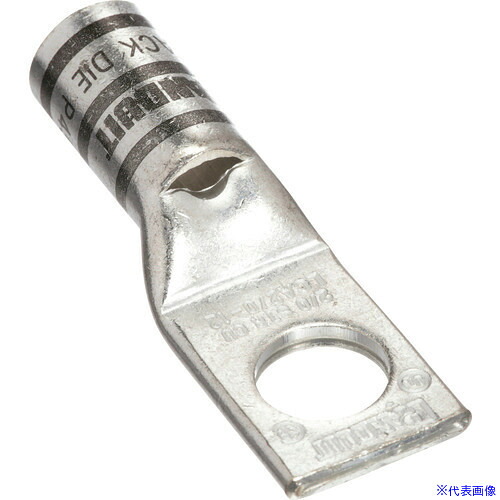 ■PANDUIT 銅製圧縮端子 1穴 電線サイズ AWG2/0 取付穴サイズ 135mm LCA2/0－12－X LCA2012X(2671766)×4[送料別途お見積り][法人限定][掲外取寄]