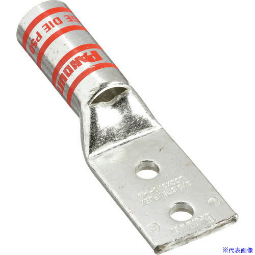 ■PANDUIT 銅製圧縮端子 2穴 電線サイズ AWG3/0 取付穴サイズ 104mm 取付穴間隔 254mm LCCX3/0－38D－X LCCX3038DX(2674862)[送料別途お見積り][法人限定][掲外取寄]