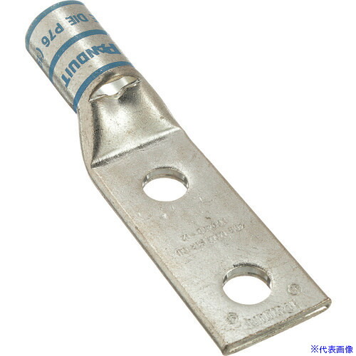 ■PANDUIT 銅製圧縮端子 2穴 電線サイズ AWG6 取付穴サイズ 7.9mm 取付穴間隔 25.4mm LCD6&minus;56D&minus;L LCD656DL(2676466)[送料別途お見積り][法人限定][掲外取寄]｜セミプロＤＩＹ店ファースト
