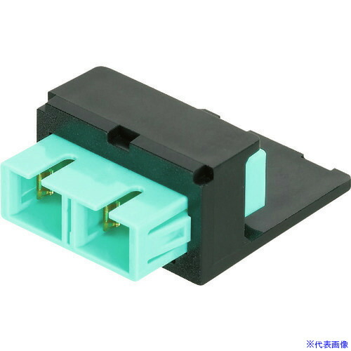■PANDUIT 光ファイバーSCアダプタモジュール デュプレックス OM4 CMDAQSCZBL CMDAQSCZBL(2679578)×10[送料別途お見積り][法人限定][メーカー取寄]