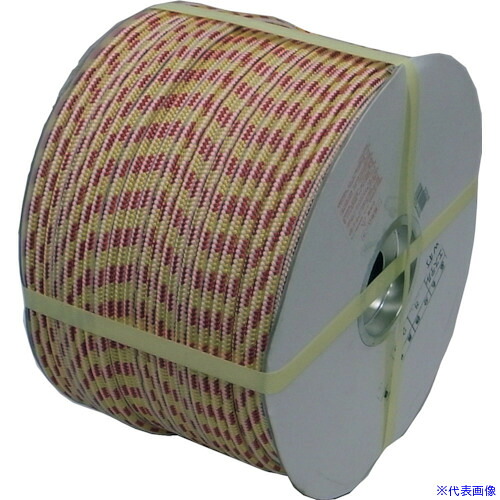 ■まつうら エステル16打ちコード(芯入り) 8mmΦ&times;200m 赤/黄/白 ドラム巻 PET16CORD8X200DR(2686472)[送料別途お見積り][法人限定][外直送]｜セミプロＤＩＹ店ファースト