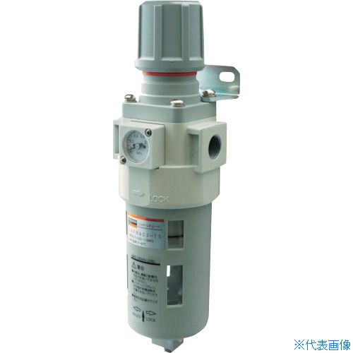 ■TRUSCO フィルターレギュレーター 口径Rc3/8 TAFR40310A(2692418)