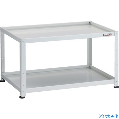 ■TRUSCO 小型ボルト式棚 バーディワゴンラック型 900X600 2段 ホワイト BDWR692W(2721018)|セミプロDIY店ファースト