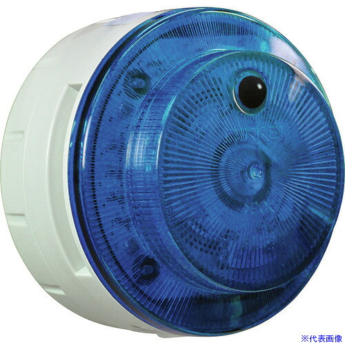 ■NIKKEI LED回転警報機 ニコUFOmyubo 電池式 人感センサー 青 道路工事 VK10MB04JBDK(2723092)[送料別途お見積り][法人限定][掲外取寄]｜セミプロＤＩＹ店ファースト