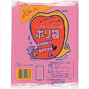 ■積水 ポリ袋 ロングくずかご用 ピンク #4P N9634(2726549)×100[送料別途お見積り][法人限定][外直送]
